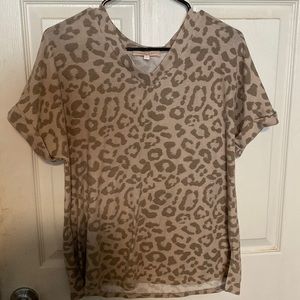 Cheetah boutique shirt